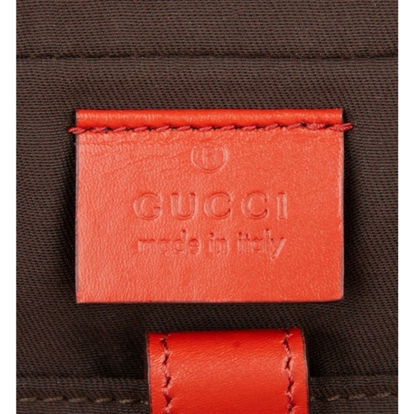 Gucci Red Leather Briefcase - Picture 5 of 5
